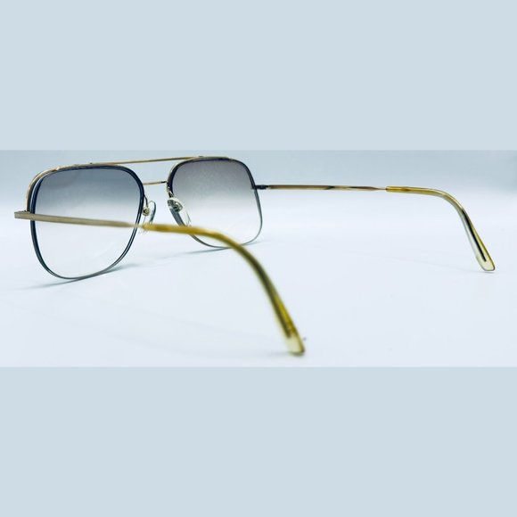 Vintage Logo Paris Gold Pilot Sunglasses Frames Only - Picture 6 of 8